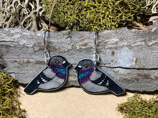 Rock Pigeon Earrings